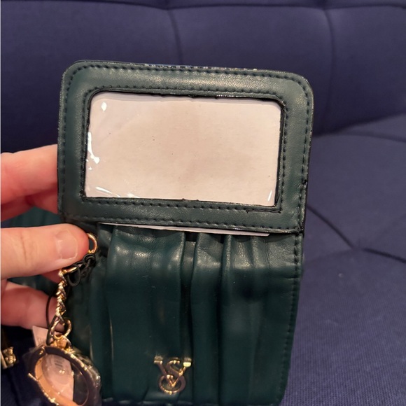 Victoria's Secret Teal Quilted Bag and Wallet Set - Picture 2 of 4